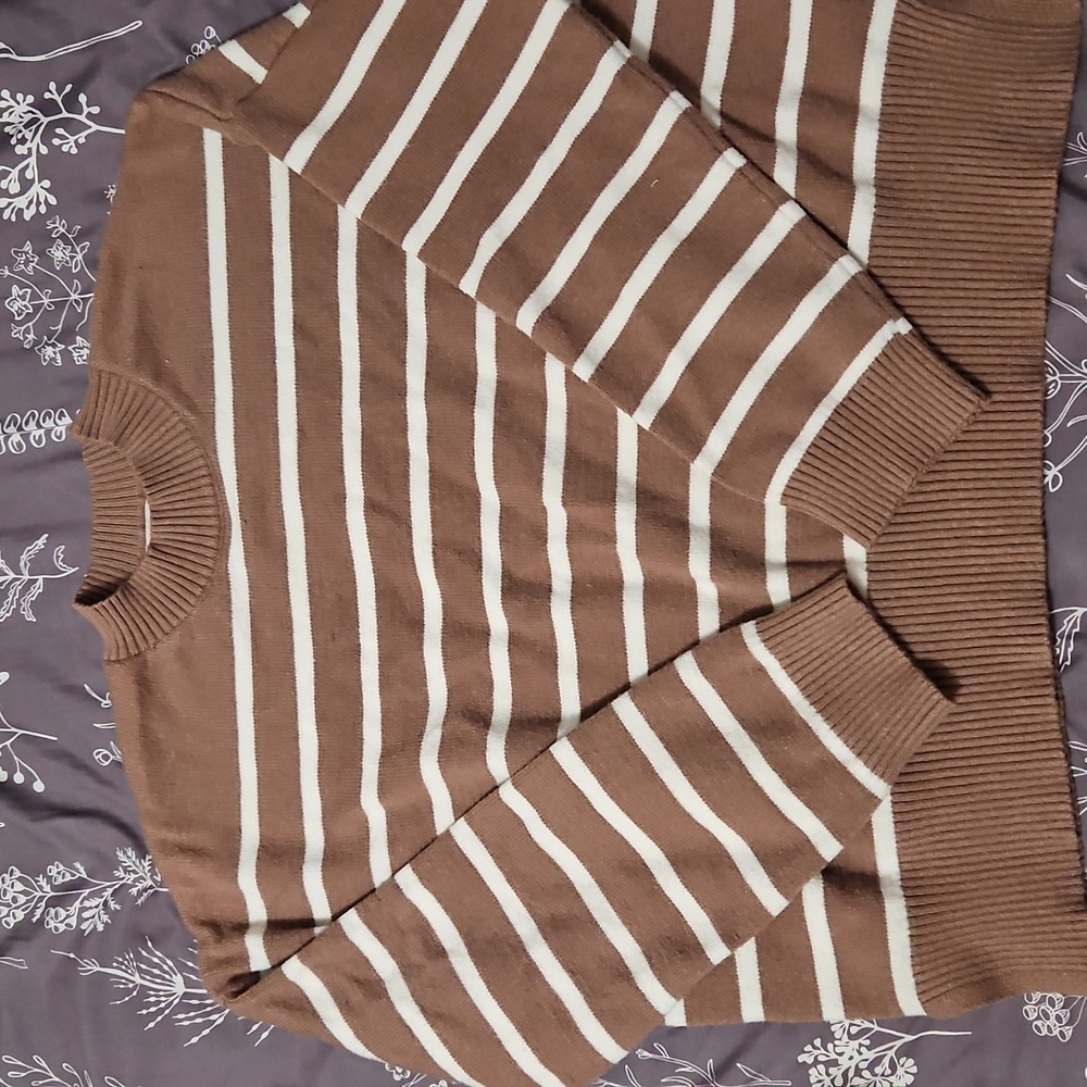 Sincerely Jules Classic Tan Knit Sweater Women's Small
